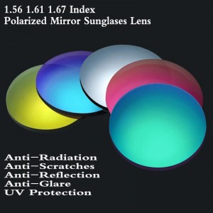 1.56 1.61 1.67 Index Multifocal Progressive Sun Glasses Lens