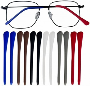 silicone anti-slip eyeglass end tips