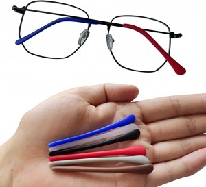 Embouts de lunettes antidérapants en silicone