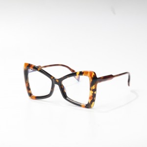 Cat eye color acetate frames