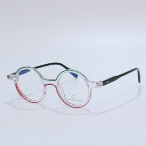 Kiʻekiʻe ʻO ka Acetate Optical Prescription Glasses Frame