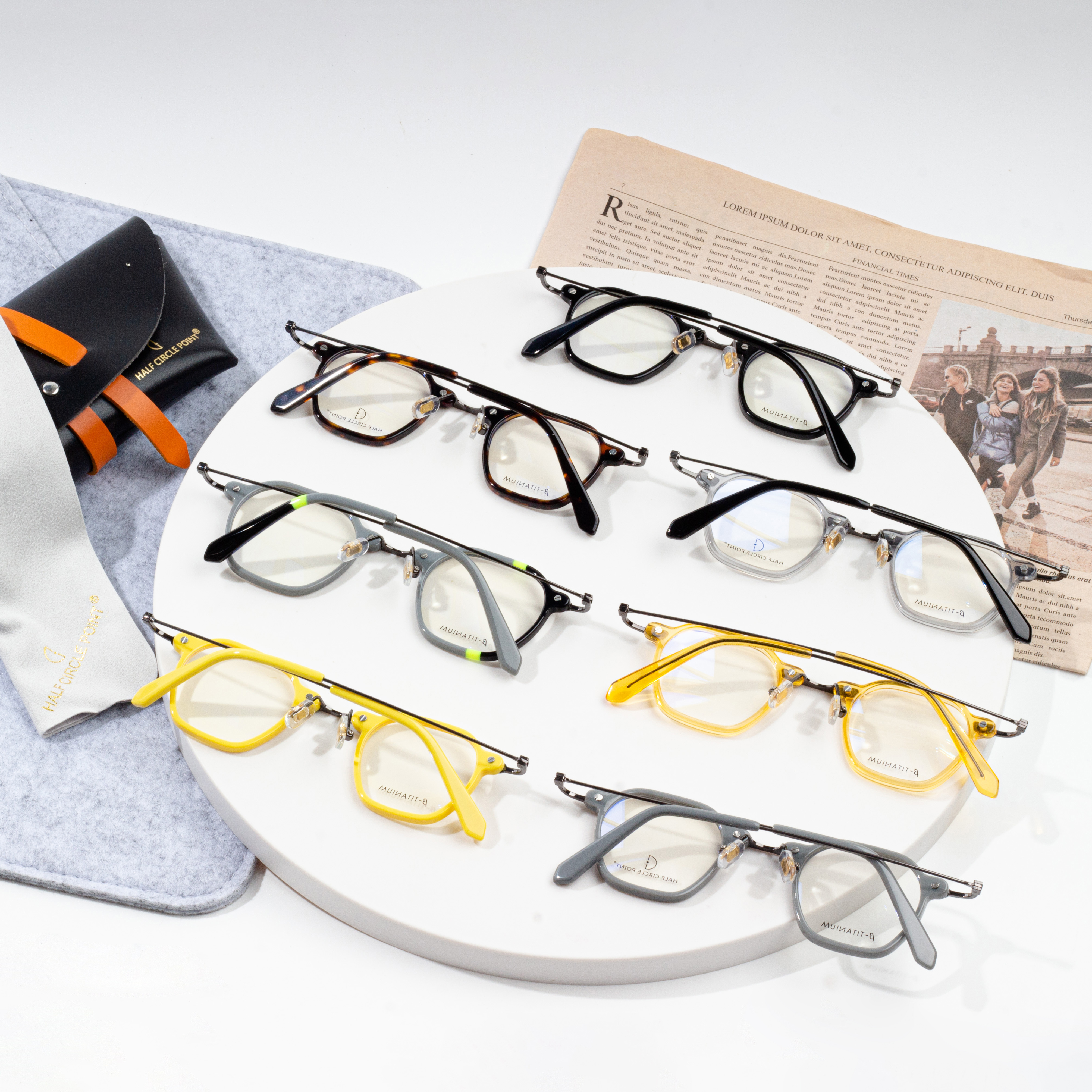 Retro Acetate Eyewear Frames Pure