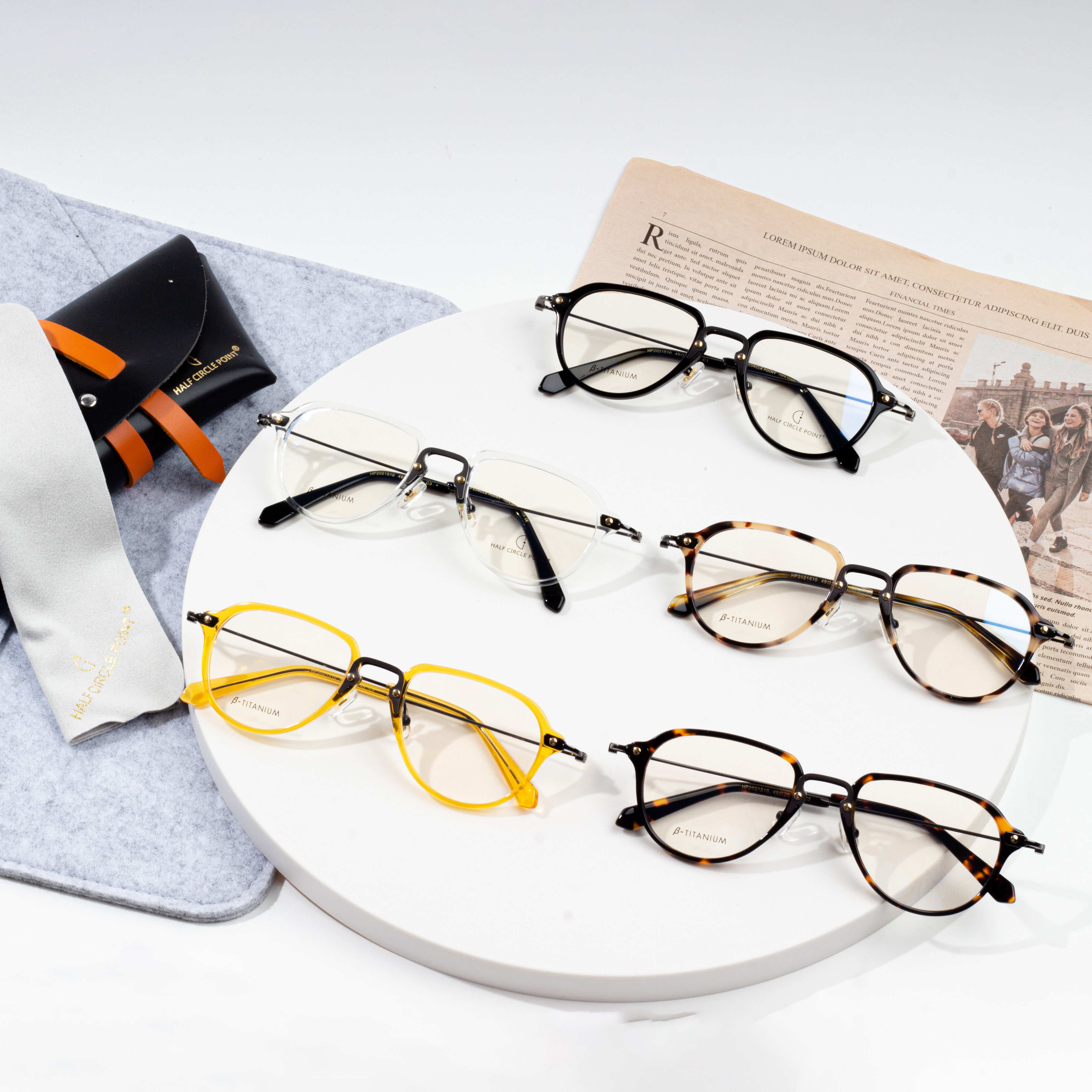 Fashion optical eyeglass frames