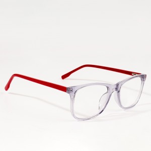 Tub Ntxhais Cov Menyuam Zam Acetate Square Eyewear Ncej