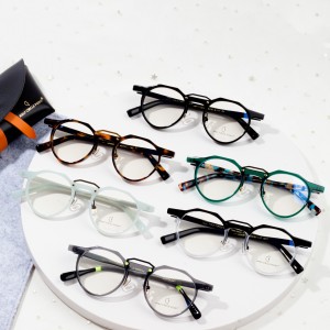 Montature ottiche in acetate unisex di designer di moda