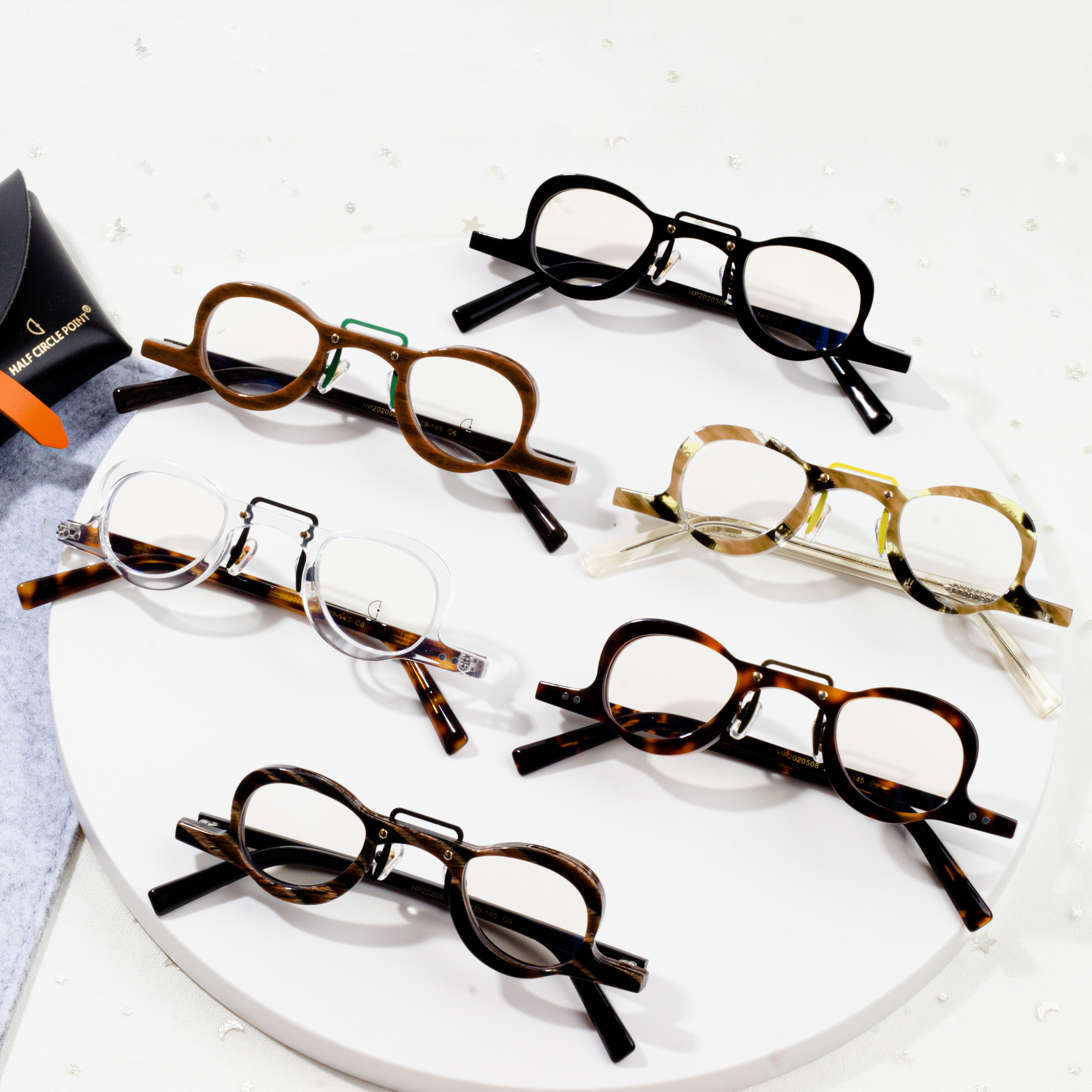 I-brand ethengisa kakhulu i-unisex i-acetate optical eyeglass