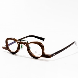 Acetate Unisex Handmade Square Eyeglasses