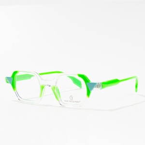 New trendy fashion round acetate eyewear