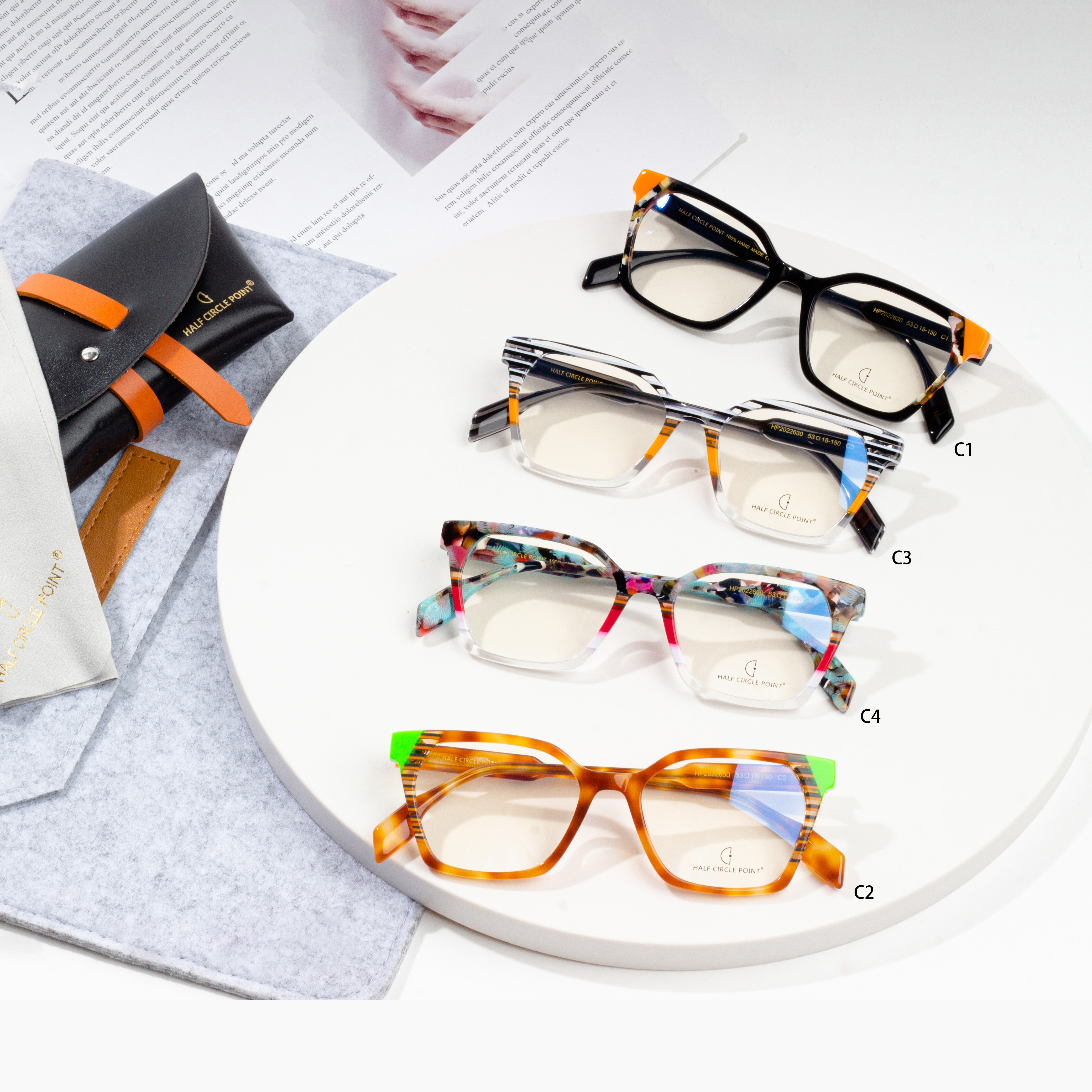 စိတ်ကြိုက် Professional acetate အက်ဆစ် optical frames