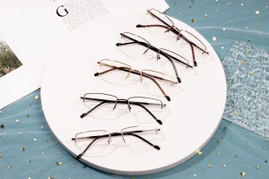 trendy men metal diamond fashion eyeglass