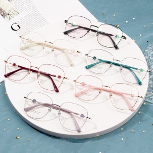 Best Price for Vogue Eyewear Frames - Hot Sales Women Metal Optical Eyeglasses Frames – HJ EYEWEAR