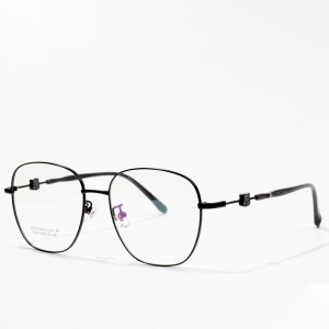 Lente optike Titanium Women Anti Blue Drita Korniza syzesh