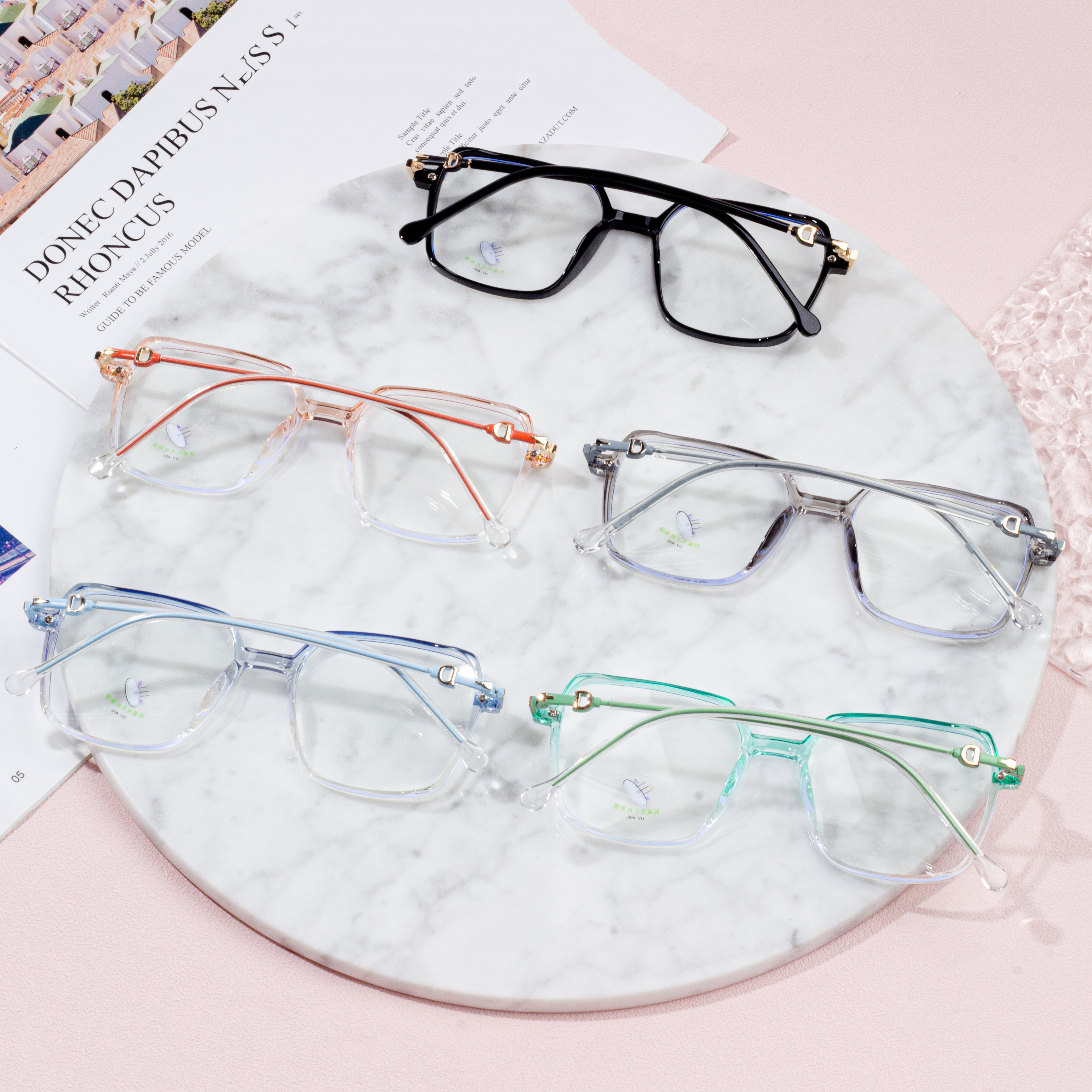 Customized Designs Eyeglasses Frames TR 90 Glasses