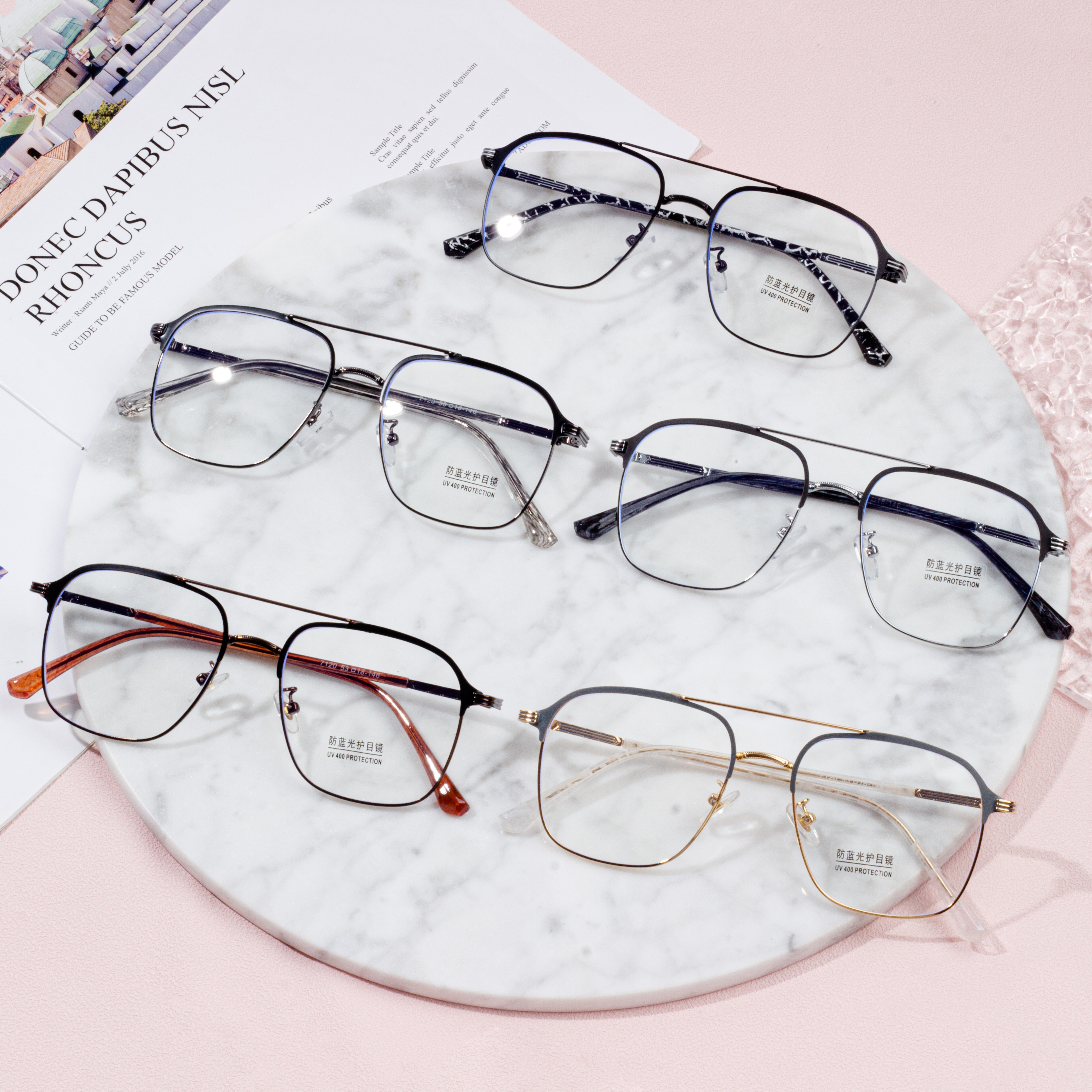 High quality unique metal eyeglass frame