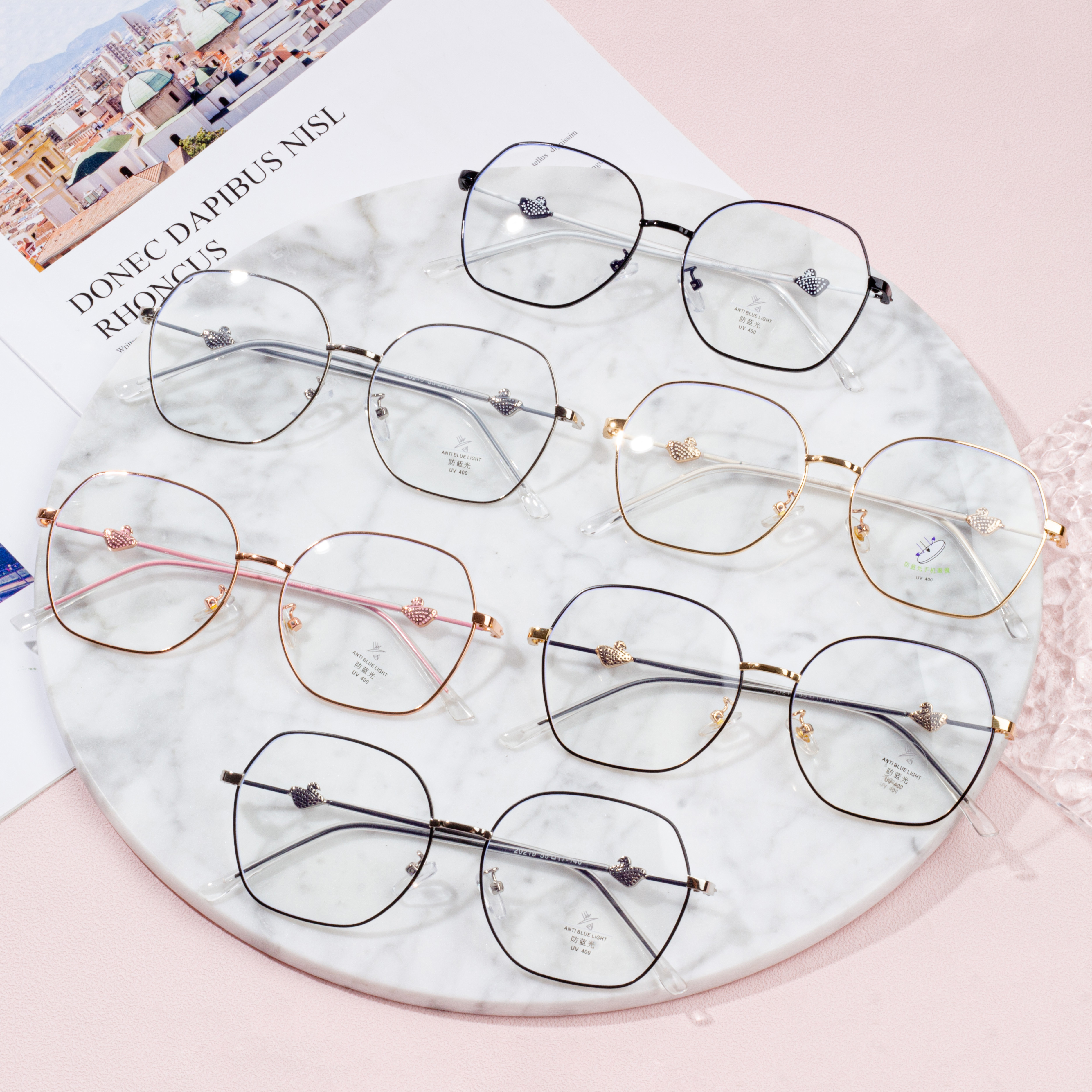 Hot sale fashion Women Metal Optical Frames