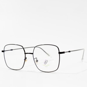 retro eyeglasses frame metal eyewear