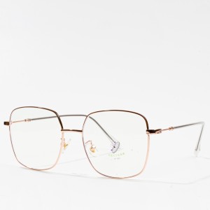 okulary w stylu retro, metalowe okulary