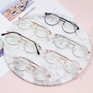 Classic Round Metal Glasses Frame Circle Eyeglasses