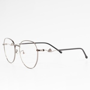 round optical spectacle metal glasses frames