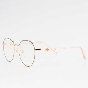 round optical spectacle metal glasses frames