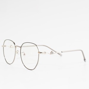 round optical spectacle metal glasses frames