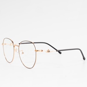 round optical spectacle metal glasses frames