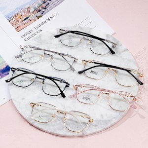 retro metal eyeglasses frame eyewear