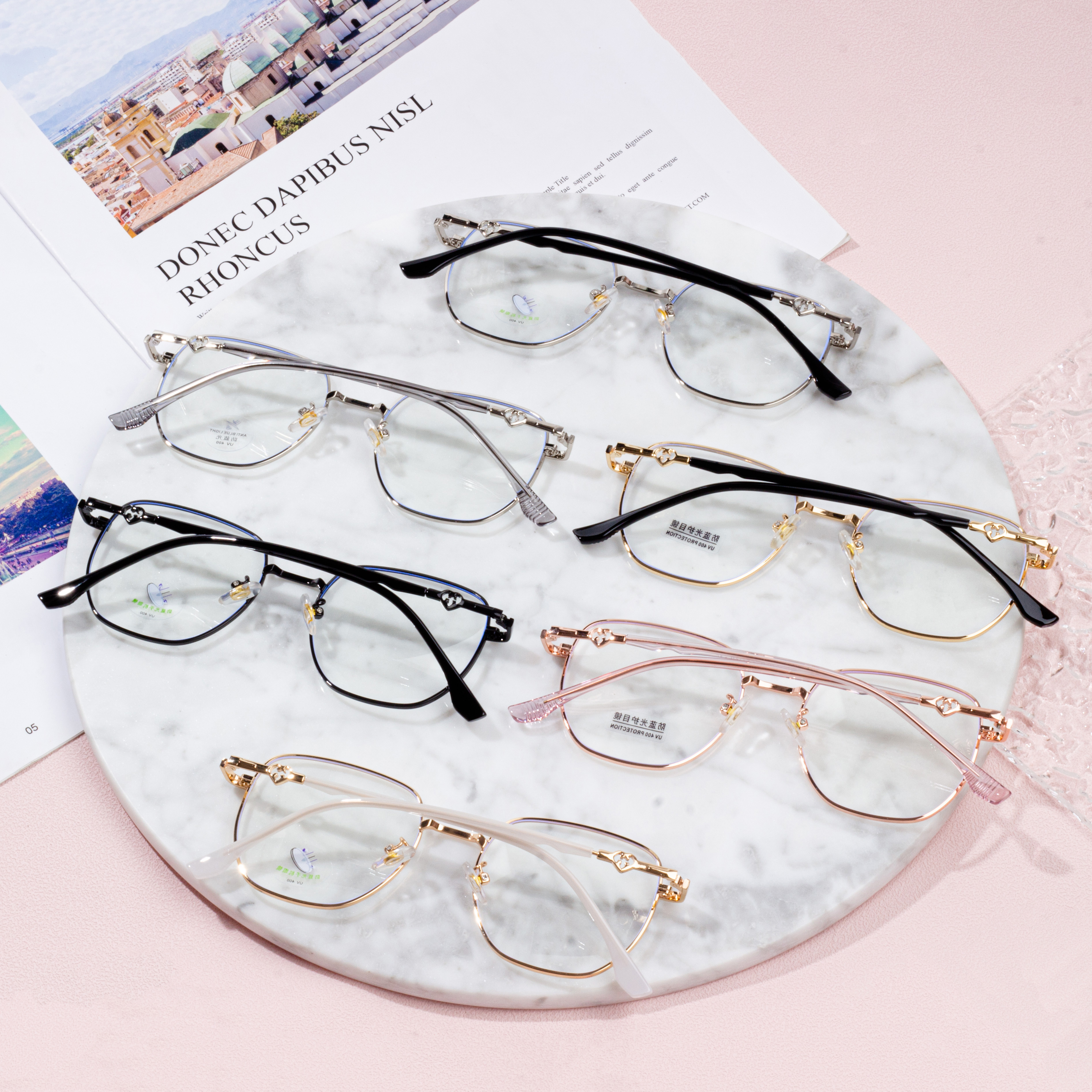 solomaso metaly retro frame eyewear