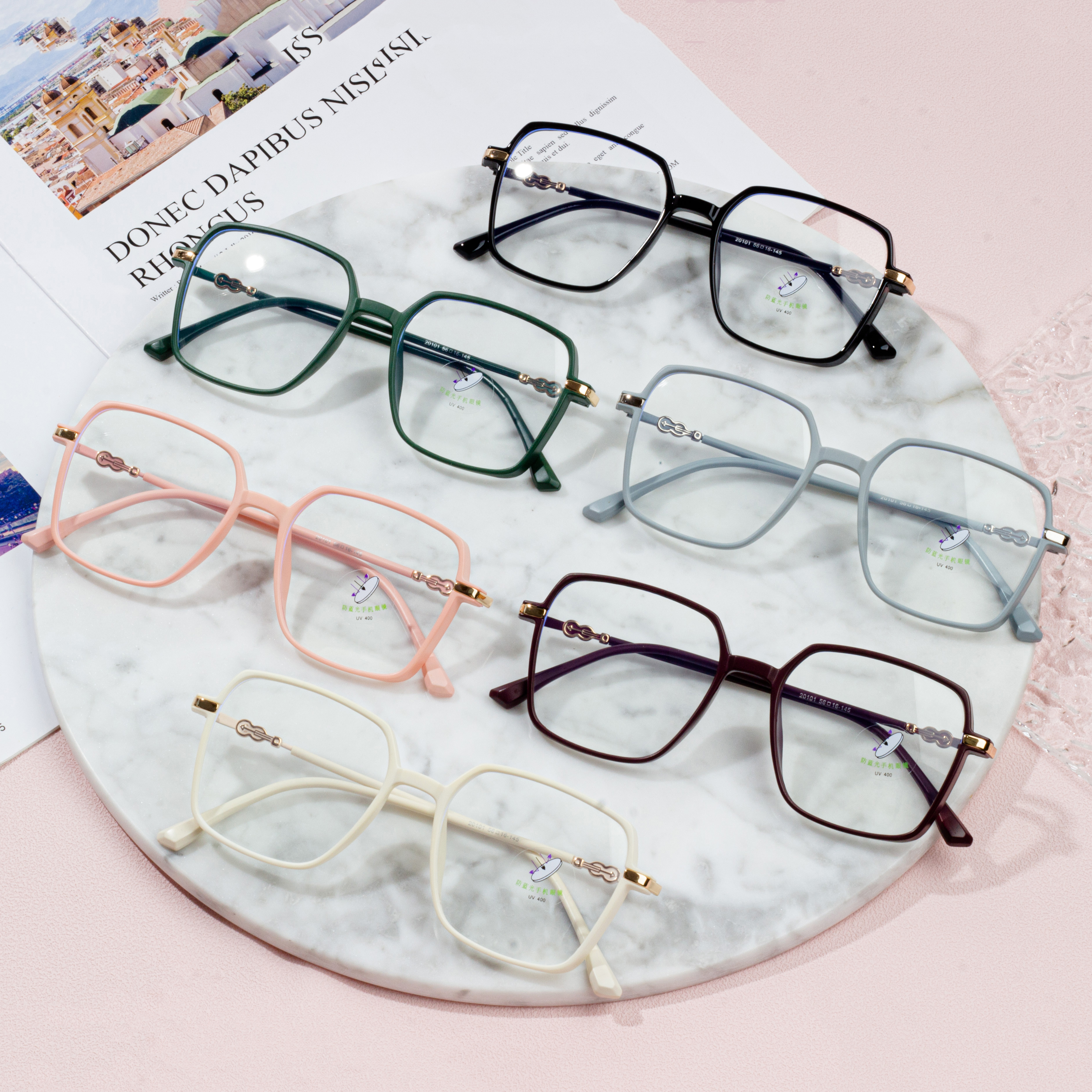 monture donna lunette blu blu