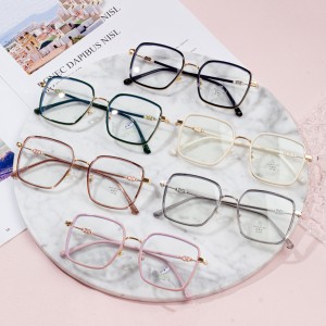 metal eyeglasses frames vintage thin blue light blocking retro eyewear