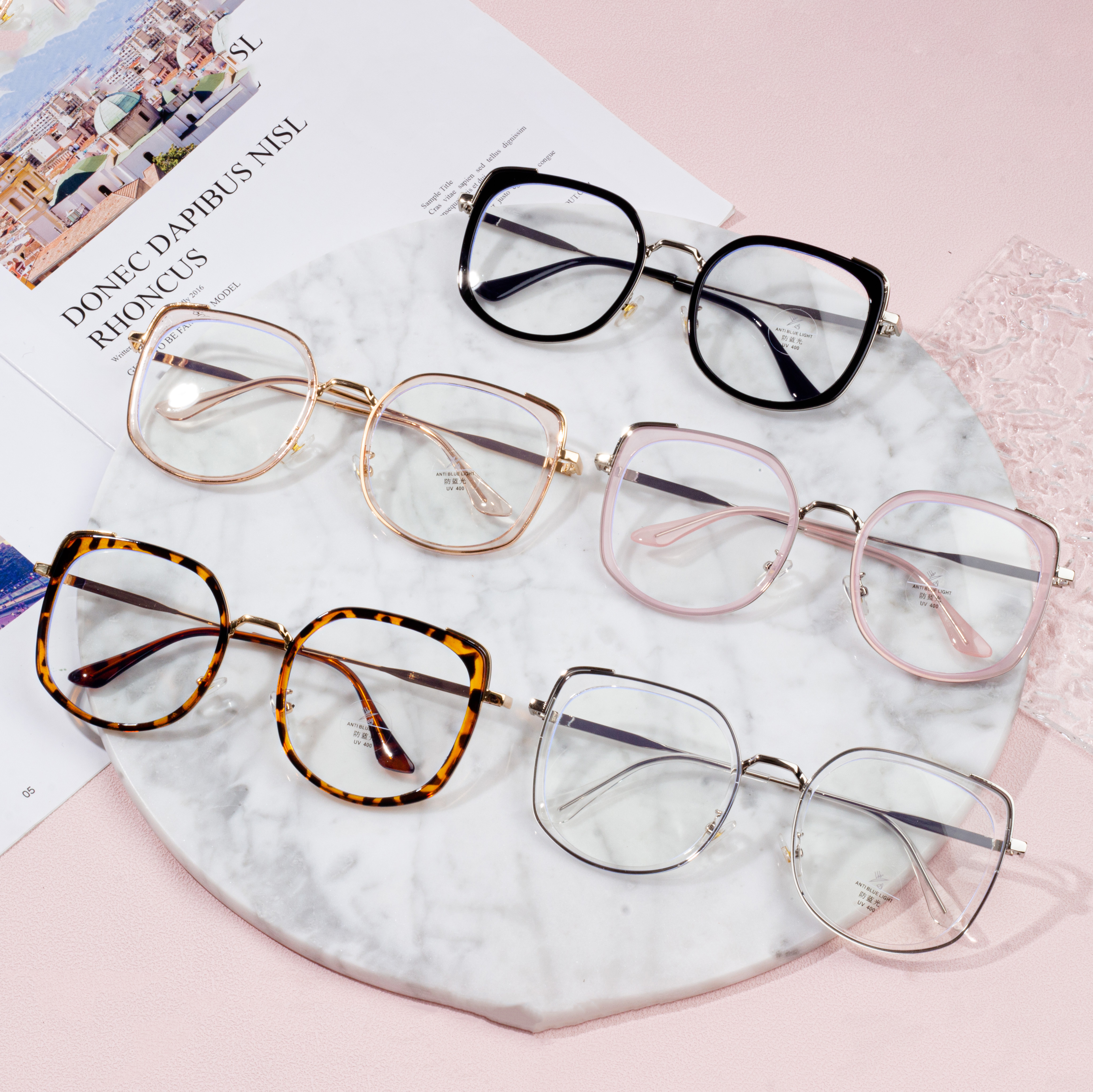 Cat Eye eyeglass frame Blue Light Blocking Glasses Babae