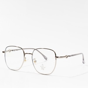 retro metal eyeglasses frame eyewear