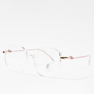 Nouvelle monture de lunettes optiques transparente à la mode