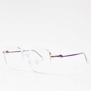 Nouvelle monture de lunettes optiques transparente à la mode