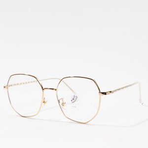 metal retro eyewear optical glasses for women