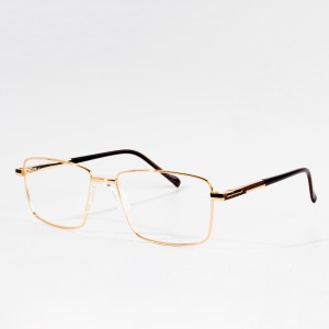 Ready Stock Custom Men Prescription Metal Optical Frames Eyeglasses