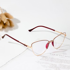 Leichte Damen-Metallbrille mit optischem Edelstahlrahmen