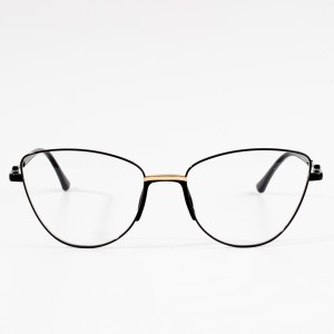 I-Lightweight Stainless Optical Frame Women Metal Glasses