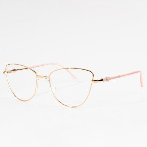 I-Lightweight Stainless Optical Frame Women Metal Glasses