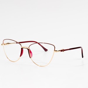 Leichte Damen-Metallbrille mit optischem Edelstahlrahmen