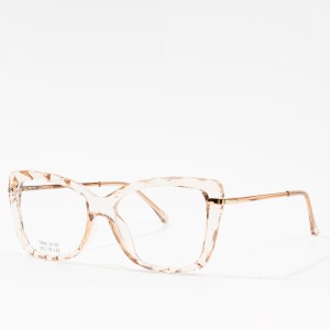 TR Oversized Glasses Transparent Eyeglasses for lady