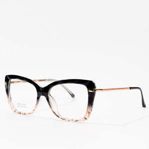 TR Oversized Glasses Transparent Eyeglasses for lady