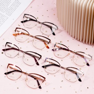 Frèam Eyeglasses Cat Eye airson Boireannaich Stoc Deiseil