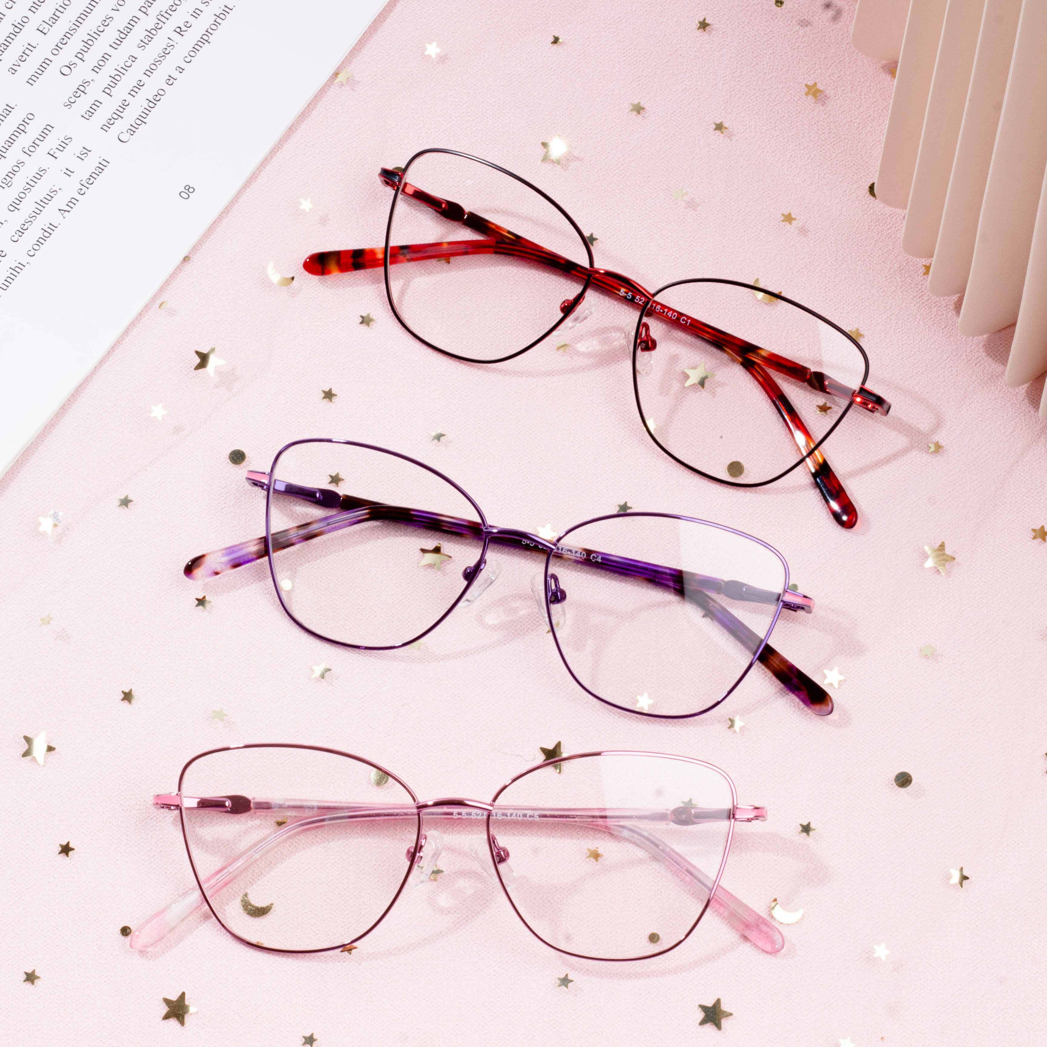 လက်ကားအရည်အသွေးမြင့်မျက်မှန်အသစ် Optical Frames