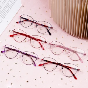 Optical Eyeglasses Frame Women Mos Metal Eyeglasses