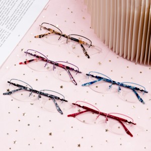 Modern Design Metal Optical Women Eyeglasses Frames