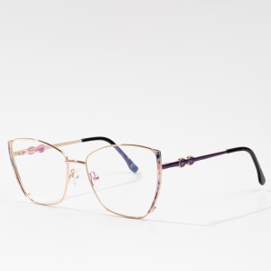 Luxury metal eyeglasses frame fashion glasses for girl