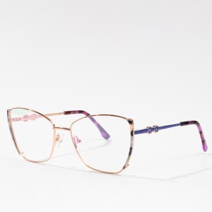 Luxury metal eyeglasses frame fashion glasses for girl