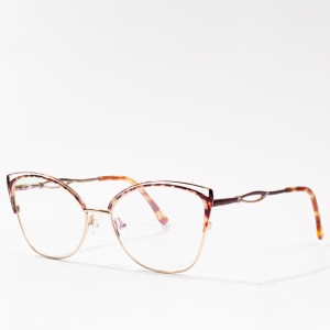 Trendy Anti manga hazavana mafana mivarotra Metal Cat Eye Optical Eyeglasses Frames