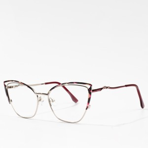 Metal Cat Eye Optical Eyewear Briller Briller For Women